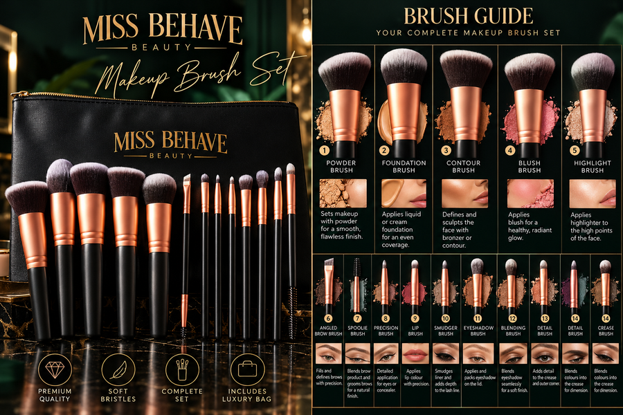 MissBehave Brush Set