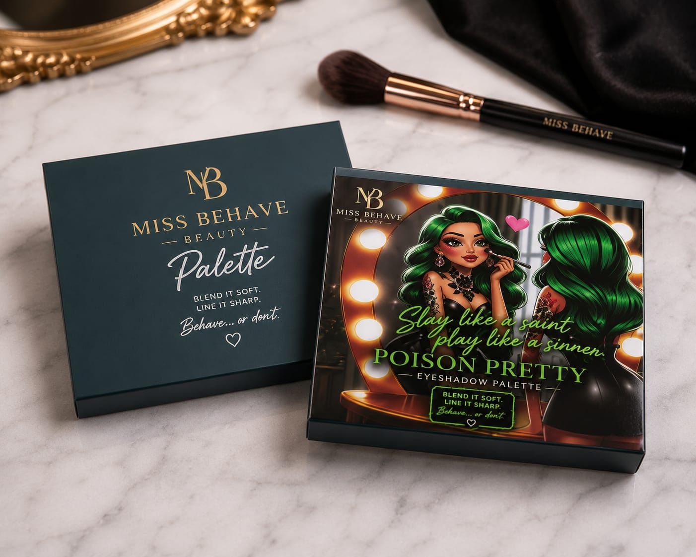 💚 Poison Pretty Eyeshadow Palette