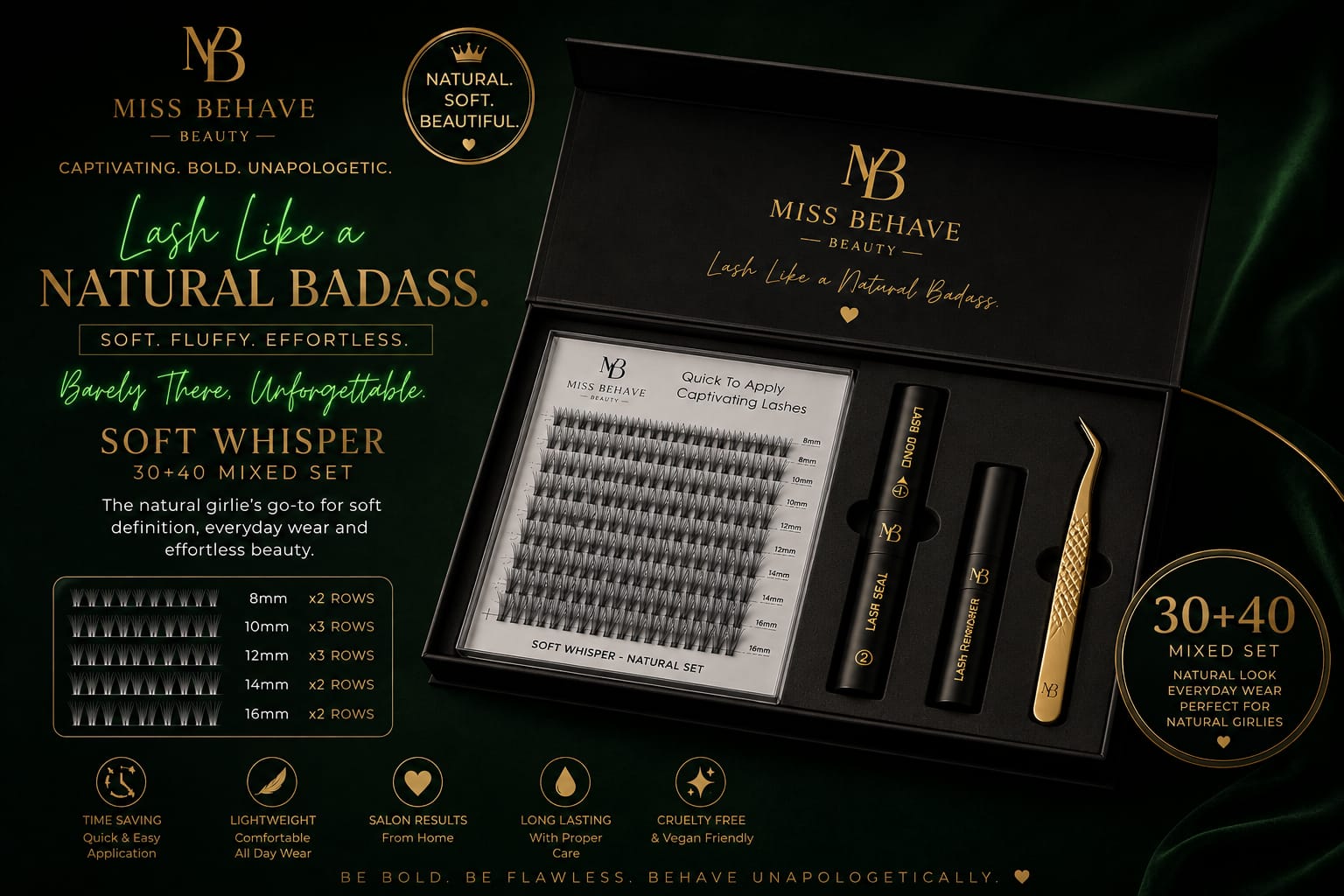 Soft Whisper- Lash Like a Natural Badass