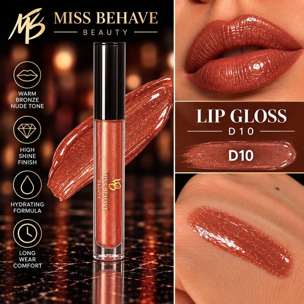 Low Pigment Nude Shine Gloss
