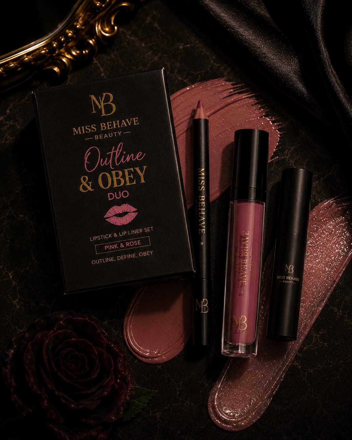 🖤The Outline and Obey Lip Duo